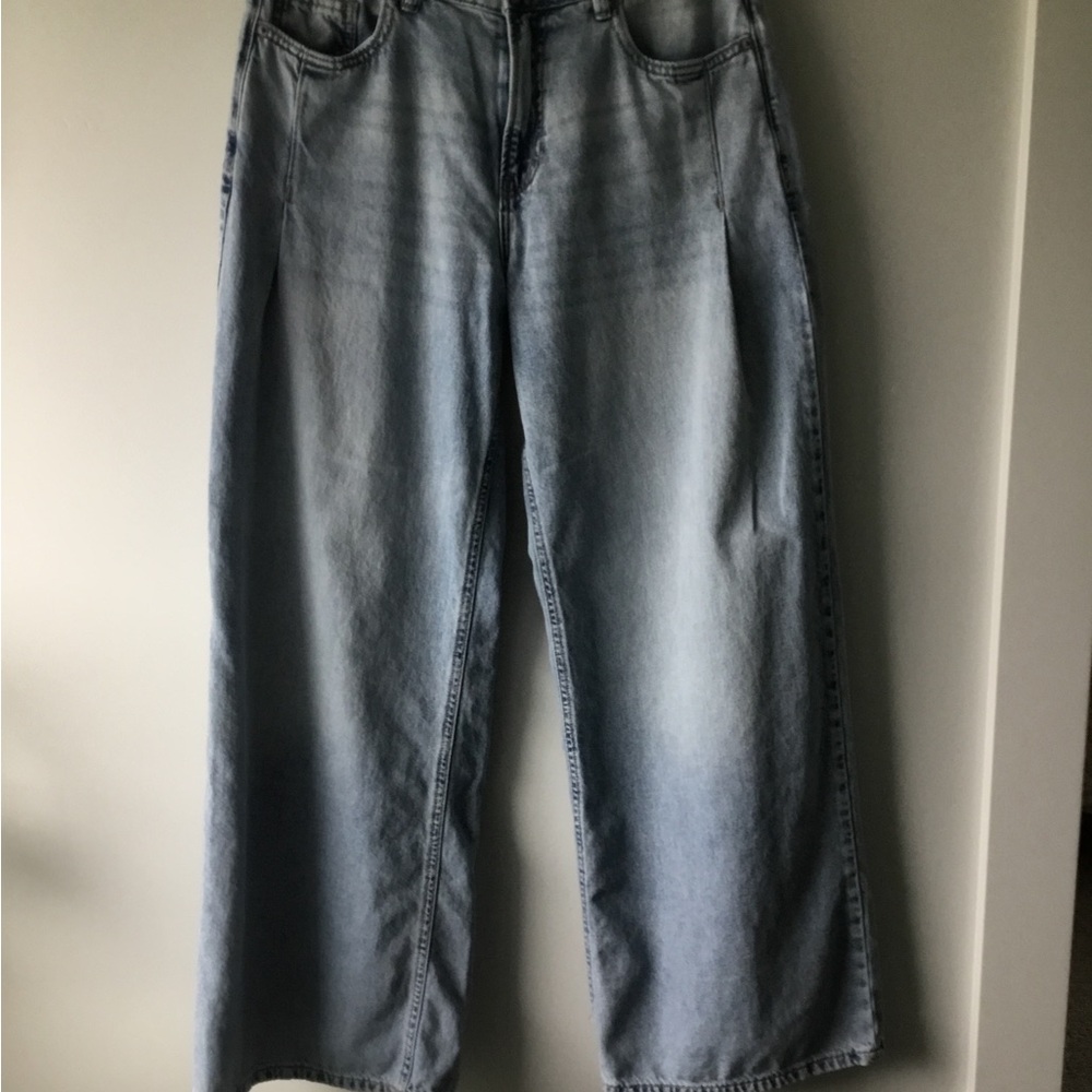 Lucky brand pleated palazzo wide leg jeans - Picture 15 of 16